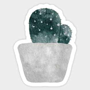 Water color cactus Sticker